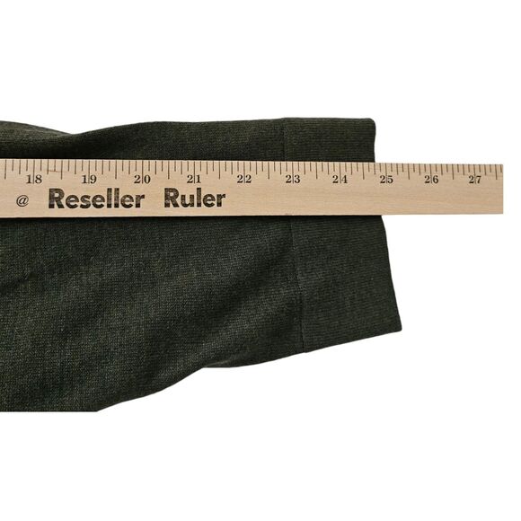 Magaschoni Sweater Mens XL Olive Heather Green Henley Wool Blend Collared NWT - Picture 10 of 10